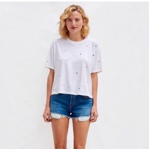 Sundry Cream Star T-shirt
